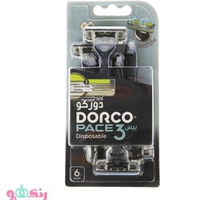 تصویر خود تراش دوركو DORCO مدل Disposable بسته ۶ عددي 