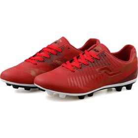 تصویر کفش فوتبال چمن مردانه 27881 F قرمز و طلایی برند jump 27881 F Red Gold Men's Turf Football Shoes 27881-F-RED-GOLD Red