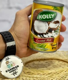 تصویر شیر نارگیل خارجی بدون شکر کولی kolly 