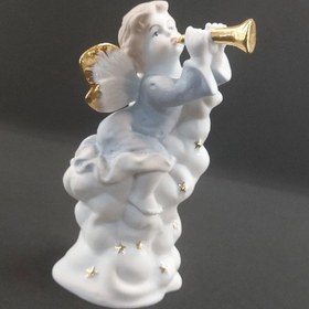 تصویر مجسمه فرانسوی چینی استخوانی French bone china statue