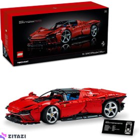 تصویر لگو سری تکنیک مدل فراری دایتونا Ferrari Daytona SP3 کد 42143 ۳۷۷۸ قطعه