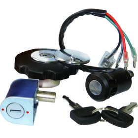 تصویر ست سوییچ موتور سیکلت فلش مناسب هوندا ۱۲۵ و ۱۵۰ و ۲۰۰ 