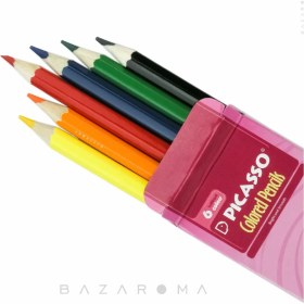 تصویر مداد رنگی 6 رنگ پیکاسو PICASSO 