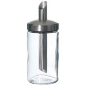 تصویر شکر پاش ایکیا، مدل DOLD، شیشه/استیل ضد زنگ، 15 سانتی متر 