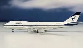 تصویر ماکت هواپیما بوئینگ 747 هواپیمای ملی ایران هما | Phoenix 1:400 Boeing 747-200 Iran Air EP-IAG 