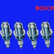 تصویر شمع موتور بوش پایه کوتاه چهار پلاتین مدل FR78X 