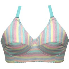 تصویر سوتین زنانه مدل راه راه نخی 