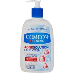 تصویر ژل شستشو صورت مناسب پوست آکنه ای کامان ظرفیت 500 میلی لیتر Comeon Face Wash Gel for Acne Prone Skin 500 ml