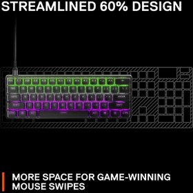 تصویر کیبورد گیمینگ استیل سریز مدل APEX PRO MINI WIRELESS Apex APEX PRO MINI WIRELESS Gaming Keyboard