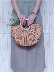 تصویر کیف حصیری راح 