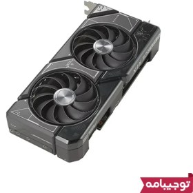 تصویر کارت گرافیک ایسوس مدل DUAL GeForce RTX 4070 SUPER OC Edition 12GB 