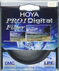 تصویر فیلتر لنز عکاسی یو وی هویا Hoya 62mm Ultraviolet (UV) Pro 1 Digital Filter 