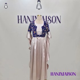 تصویر لباس کردی کمر چین دار هانی مزون 