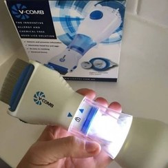 تصویر دستگاه شپش گیر برقی .برند وی کامب اصلی از دبی . با فیلتر قابل تعویض 