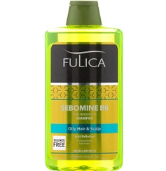 تصویر شامپو فاقد سولفات موهای چرب فولیکا مدل Sebomine B6 حجم 400 میلی لیتر Fulica Sebomine B6 Oily Hair Shampoo 400ml