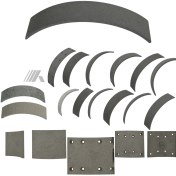 تصویر لنت ترمز عقب پژو مناسب ۴۰۵ و سمند ۶ میل بدون تجهیز 