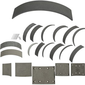 تصویر لنت ترمز عقب پژو مناسب ۴۰۵ و سمند ۶ میل بدون تجهیز 