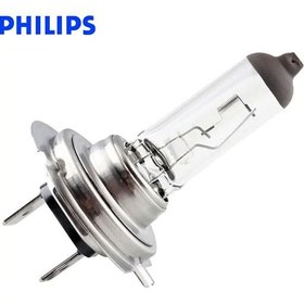 تصویر لامپ هالوژن چراغ جلو گازی پایه H7 برند فیلیپس اصلی Philips H7 12V 55W Bulbs Halogen Lamps