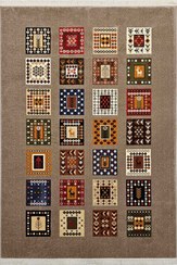 تصویر گلیم فرش 350شانه ستاره کویر یزد نقشه B072 کد رنگ 8833 کلکسیون شاهسون B072 8833 - Setareh kavir yazd