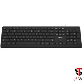 تصویر کیبورد باسیم هترون مدل HK250 Hatron HK250 Wired Keyboard