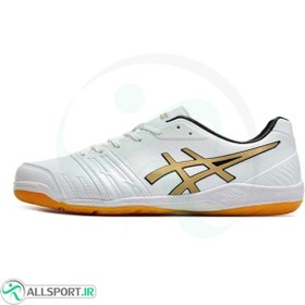 تصویر کفش فوتسال اسیکس طرح اصلی Asics Destaque FF2 White Orange 