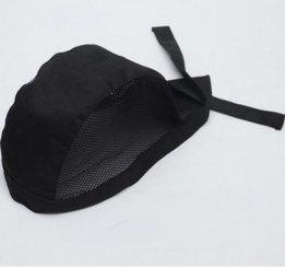 تصویر سربند توردار مشکی 