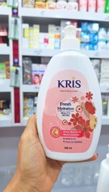 تصویر لوسیون بدن کریس KRIS مدل sensual حجم 500 میل 