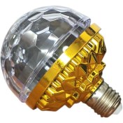 تصویر لامپ دیسکویی طلایی 