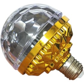 تصویر لامپ دیسکویی طلایی 