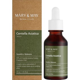 تصویر سرم سنتلا آسیاتیکا مناسب تسکین پوست حساس و اثر ضد باکتریایی مدل MARY & MAY Serum Centella Asiatica MARY & MAY Serum Centella Asiatica 30ml