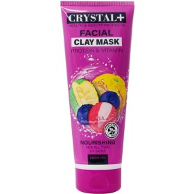 تصویر ماسک صورت پروتئینه ویتامینه کریستال پلاس - حجم 250 میلی لیتر Crystal Plus Vitamin and Protein Facial Mask