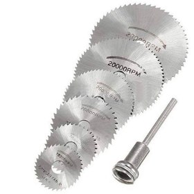 تصویر اره فرز انگشتی مدل 01 مجموعه 6 عددی 