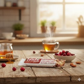 تصویر گرانولا بار با جو پرک با کرنبری توت سوییت – 35 گرم 