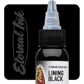 تصویر رنگ تتو لاینینگ بلک اترنال LINING BLACK 