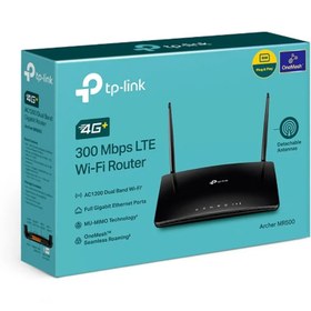 تصویر مودم روتر 4G LTE بی‌ سیم دوباند AC1200 تی پی لينک مدل Archer MR500 TP-LINK Archer MR500 AC1200 Wireless Dual Band 4G LTE Modem Router