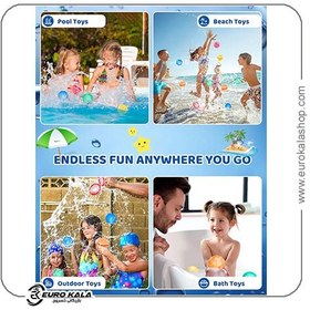 تصویر بادکنک آبی سیلیکونی جادویی 