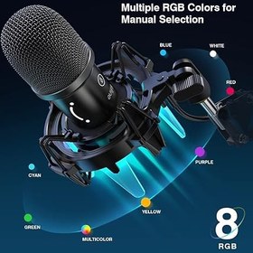 تصویر میکروفون Fifine K651 Amplirocket FIFINE K651 USB Gaming Microphone,