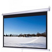 تصویر پرده پروژکتور دیواری سقفی سایز 1.5x1.5 متر Projector Screen 1.5x1.5 m