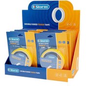 تصویر چسب دوطرفه1/8 پوست پیازی 8متری استورم کدHL-102439 (16 تایی) 