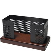 تصویر جاکارت ویزیت چوب و فلز (توری) مدل رایکا RAIKA 