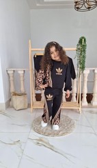 تصویر ست بلوزشلوار دورس دخترانه پلنگی - سایز۴۰ 