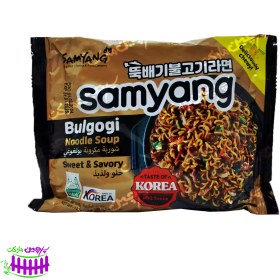 تصویر نودل کره ای ( رامن ) طعم بولگاگی شیرین 140 گرم سامیانگ – samyang 