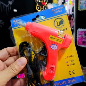 تصویر تفنگ چسب حرارتی ۳۰ وات elephant - زرد ا Hot glue gun Hot glue gun