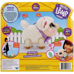 تصویر عروسک رباتیک برفی بره بازیگوش Little Live Pets مدل Moose - Little Live Pets - My Pet Lamb _عروسک رباتیک 