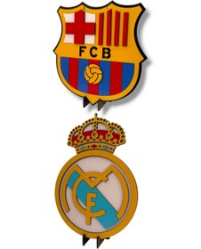 تصویر تندیس لوگو بارسلونا سه‌بعدی 