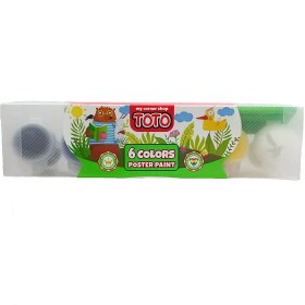 تصویر بسته گواش 6 رنگ TOTO کد 030 