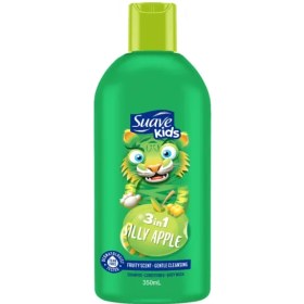 تصویر شامپو 3 در 1 کودک سوآو کیدز مدل سیب | Suave Kids 3in1 Silly Apple 
