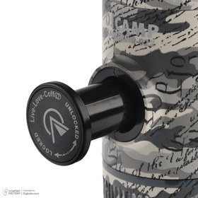 تصویر اسپرسوساز سفری دیکمپ طرح روزنامه ای Dicamp CAMPING-022