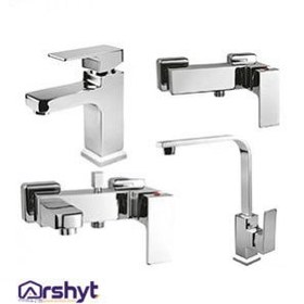 تصویر شیر روشویی البرز روز مدل رایان کروم AlborzRooz Basin Faucet, Rayan Chrome