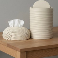 تصویر جا دستمالی و سطل آرکا - جا دستمال 